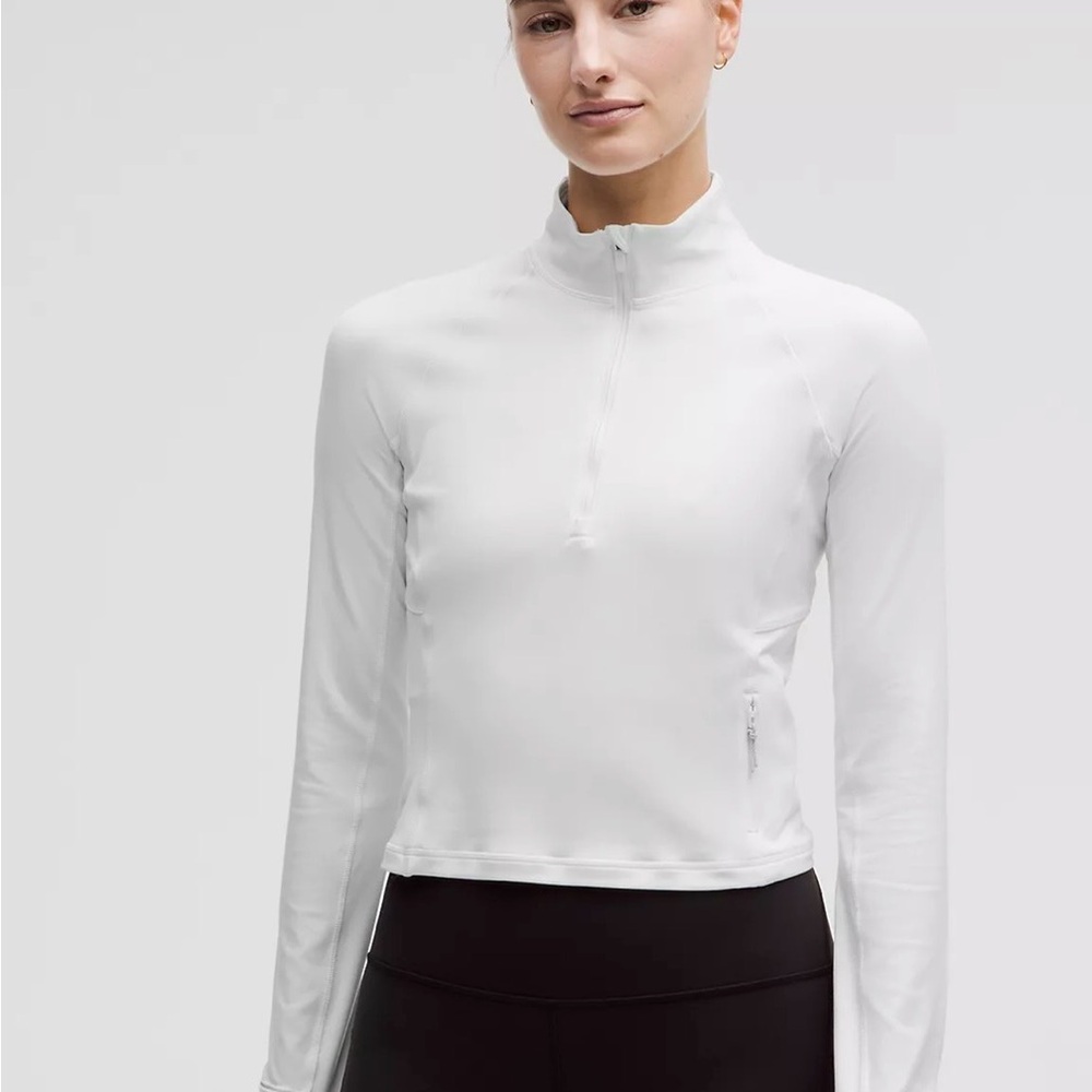 Lululemon Athletica White Long Sleeve Top